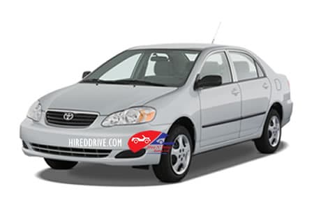 Toyota Corolla NZE for hire in Kenya